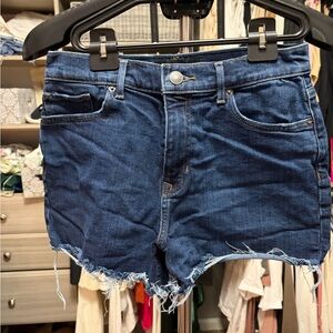 Express Dark Blue Jean Shorts